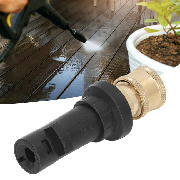 Adaptador De Pistola De Agua Serie K, 1/4 Pulg. Desmontaje Fácilmente Multifuncional Estructura Compacta Adaptador De Conexión De Manguera De Alta Presión Para PC De Latón Para