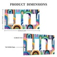 thumbnail image 3 of Vibrant Color Hues Painting Switch Cover Decorative Wall Plate / 4-Gang Screwless / Standard Size 4.5x8 in, 3 of 5