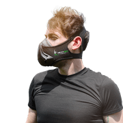 NEXTGEN Altitude Workout Mask Cardio Breathing & Respiratory Strength Trainer 24 Oxygen Deprivation Levels, 8 Replaceable Carbon Filters Sport Elevation Vented Respirator for Athletes Black
