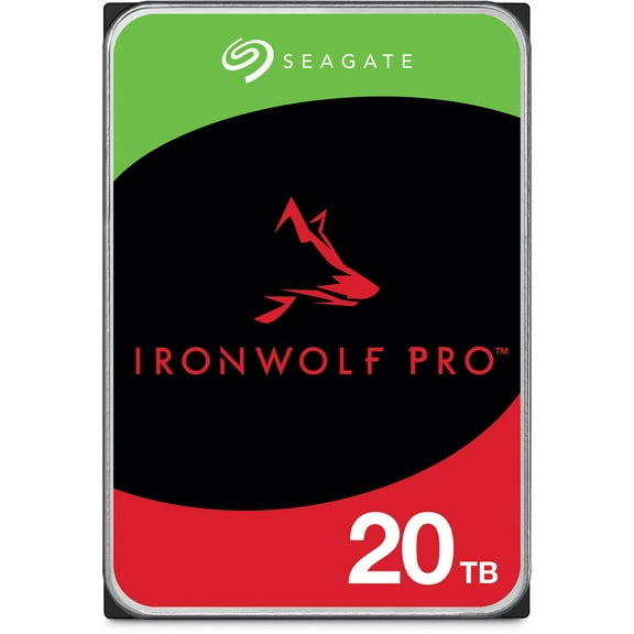 Seagate IronWolf Pro ST20000NT001 20TB 7200 RPM 256MB Cache SATA 6.0Gb/s 3.5" Internal Hard Drive