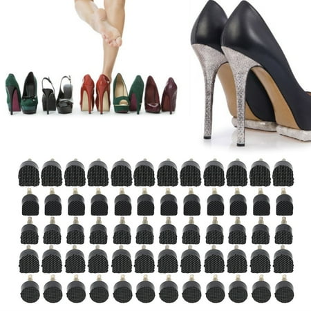 

Dilwe Repair Tips Lifts 60PCs (5 Different Size) High Heel Shoe Repair Tips Taps Dowel Lifts Replacement