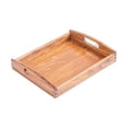 thumbnail image 2 of Bandeja organizadora de mesa rectangular, despensa, centro de mesa, encimera, regalo de boda, decoración de granja, bandeja de madera con 2 asas para pequeño perfecl bandeja de almacenamiento, 2 of 8