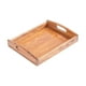 thumbnail image 2 of Bandeja de madera multiusos con 2 asas, regalo de boda, cocina, plato de madera, encimera, platos rectangulares para servir, bandeja para servir para pequeño BLESIY bandeja de almacenamiento, 2 of 8