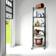 thumbnail image 4 of Seville Classics UltraDurable® 5-Tier NSF Steel Wire Shelving, 24" W x 18" D, Black, 4 of 14