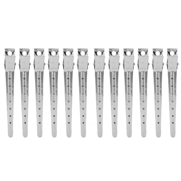 Pinza Para El Cabello De Pico De Pato, Clip De Sección Profesional Portátil Compacto A Prueba De óxido De Acero Inoxidable Para Maquillaje En El Hogar Para Peluquería