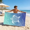 thumbnail image 4 of weibbin Quick Dry Microfiber Beach Towel - 59x27.6 Inch Sand Free Absorbent Towel for Travel, Pool, Multicolor, Style C, 4 of 6