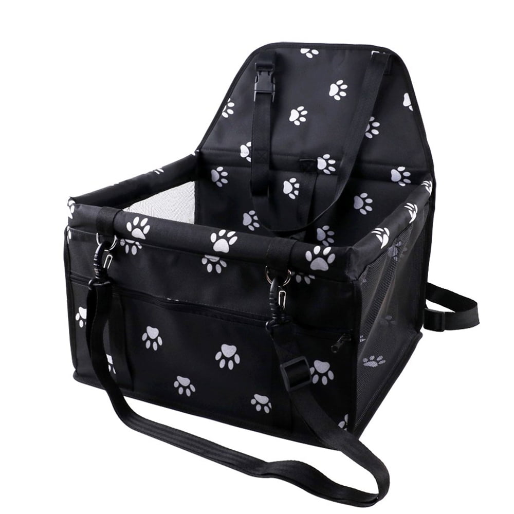 Rongmo Dog Car Seats For Small Dogs Portable Pet Booster Car Seat Waterproof Foldable Puppy Car Seat With Seat Belt Suitable For Medium Pets Under