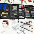 thumbnail image 4 of 72 Pcs Art Supplies Art Set,Drawing Pencils for Artist Adult,Drawing Pencils Kit,Sketching Set Include Charcoal & Colored Pencil,Sketchbook,Coloring Book, 4 of 8