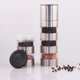 thumbnail image 4 of Tarros de s apilables de acero inoxidable portátiles Botellas de contenedor de almacenamiento de condimentos para , perfectas para acampar Baoblaze Frascos de especias, 4 of 8