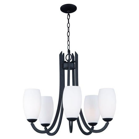 

Maxim 21655SWTXB Taylor 5-Light Chandelier Textured Black