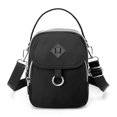 thumbnail image 2 of Bolso de mano de moda para mujer Bolso tipo cartera impermeable de gran capacidad (negro), 2 of 7
