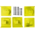 thumbnail image 1 of 5Pcs Mount Holder for Ryobi 18V Battery Green ABS Organization Solution for Ryobi Carpentry, Building, and Electrical Work, 1 of 7