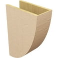 thumbnail image 5 of 8"W x 16"D x 24"H Classic Durham Rough Cedar Woodgrain TimberThane Corbel, Primed Tan, 5 of 6