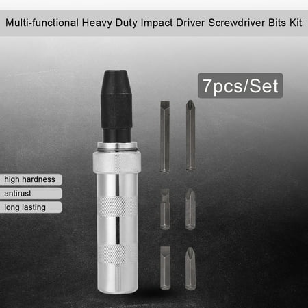 

Haofy Impact Screwdriver Bit Set Anti-Rust Impact Screwdriver Loosen Rusty For Tighten Rusty Cold-Welded Bolts