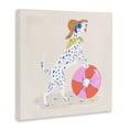 thumbnail image 3 of Stupell Industries Beach Ball Dalmatian Canvas Wall Art design by Krissy Mast, 24 x 24, 3 of 7