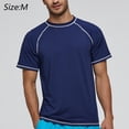 thumbnail image 2 of Ropa holgada de manga corta con protección solar para hombre UPF50 + ropa de protección solar para deportes al aire libre Ropa de surf para hombre Ropa de natación, 2 of 6
