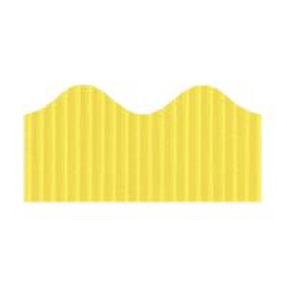 Scalloped Bordette Decorative Classroom Border Color: Yellow - 2.25" x 50 ft