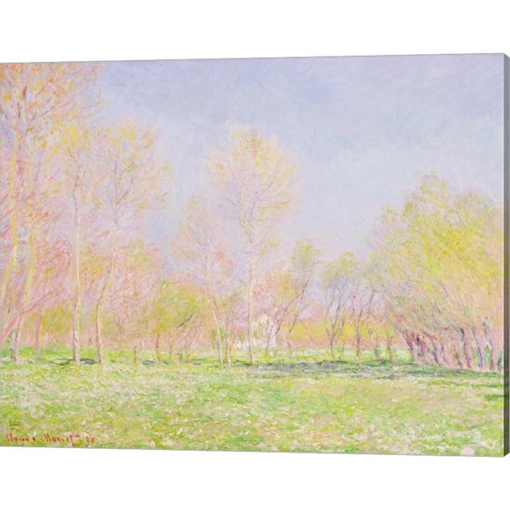 Metaverse Claude Monet 'Spring in Giverny, 1890' Canvas Art