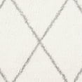 thumbnail image 3 of SAFAVIEH Parma Eglantine Geometric Shag Area Rug, Cream/Grey, 6'7" x 6'7" Round, 3 of 4