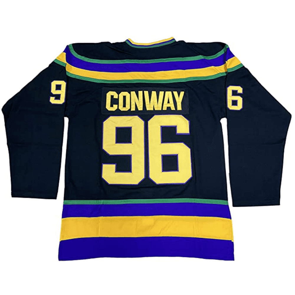 Charlie Conway #96 Mighty Ducks Movie Ice Hockey Jerseys Men