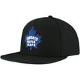 thumbnail image 3 of Men's Mitchell & Ness Black Toronto Maple Leafs Core Top Spot Snapback Hat, 3 of 5