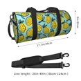 thumbnail image 3 of Bingfone Lemon Print Gym Duffle Backpack for Men Women,Travel Weekender Carry-On Bags with Detachable Back Pack Straps for Traveling Overnight Climb Sports, 3 of 7