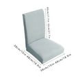 thumbnail image 4 of Tyidzon Dining Chair Slipcover, High Stretch Removable Washable Chair Seat Protector Cover for Home Party Hotel Wedding Ceremony, 4 of 4