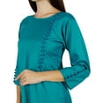 thumbnail image 6 of Bimba Women Custom Kurta Designer Kurti 3/4 Sleeve Formal Casual Tunic Blouse, 6 of 7