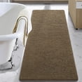 thumbnail image 1 of Alfombra de baño LOCHAS Luxury Shaggy de 60 x 150 cm, color canela, 1 of 7