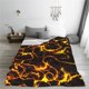 thumbnail image 5 of Balery Orange Lightning Manta de Felpa Suave y Acogedora – Cobija de Franela Aterciopelada para Cama, Lavable y Cálida para Sofá, Mascotas, Transpirable-40"x30", 5 of 7