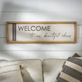 thumbnail image 3 of Gerson Set of Two 11.75-in L Wood and Linen Inspirational Wall Art, 3 of 3