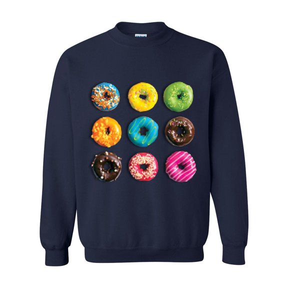 Normal is Boring - Mens Sweatshirts and Hoodies, up to Size 5XL - Love Food Donuts Doughnuts