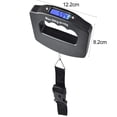 thumbnail image 4 of Flmtop 50KG Portable Luggage Scale LCD Display Battery Operated Handheld Aircraft Travel Suitcase Electronic Digital Weight Scale Weigher, 4 of 11