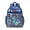 Blue-48, variant on Dark Celestial Students Backpack with Gothic Moon, Sunburst, and Starry Night Print, Cosmic Astronomical Art Pattern, Durable and Water-resistant for Students