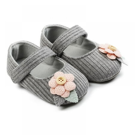 

SUPERHOMUSE Newborn Baby Girls Mary Jane Flats Bowknot Ballerina Infant Toddler First Walkers Soft Sole Non-Slip Romper Pricess Dress Walking Shoes 0-12 Months