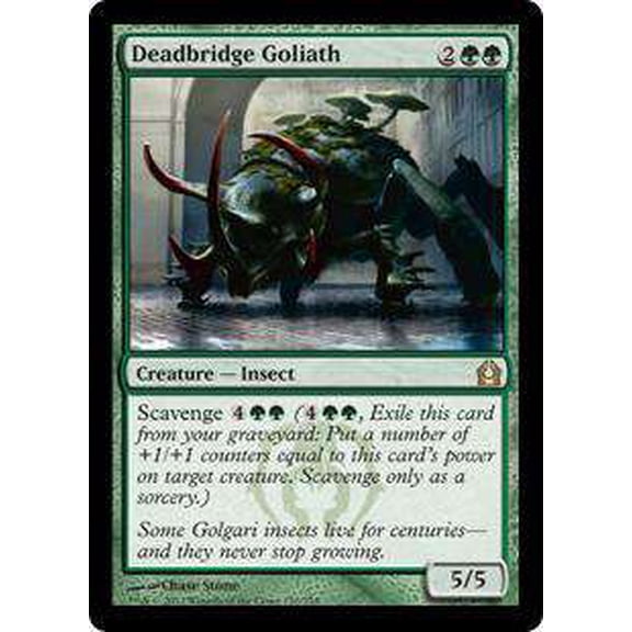 MtG Return to Ravnica Rare Deadbridge Goliath (Foil)