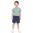 thumbnail image 3 of Cudlie Boys' 5-Pack Baby & Toddler Shorts, Sizes 12M–4T – Durable Shorts for Everyday Play & Daycare, 3 of 11