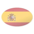 thumbnail image 1 of CafePress - Spanish Flag Sticker - Sticker (Oval), 1 of 1