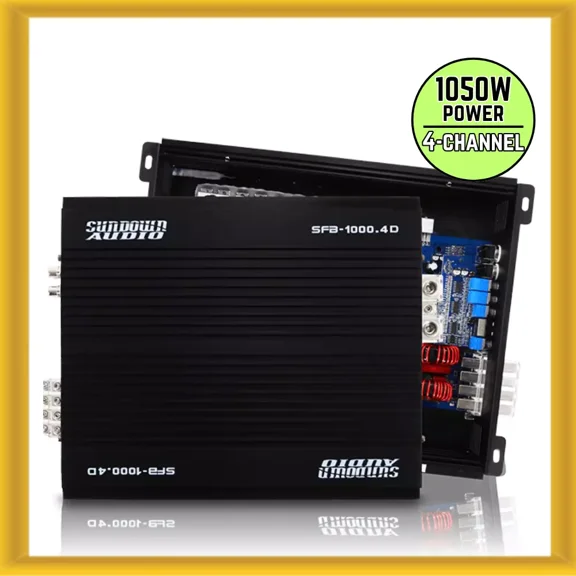 Sundown Audio SFB-1000.4 4-Channel 1050 Watts Class D Power Car Audio Amplifier