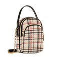 thumbnail image 7 of FORMRS Crossbody Bag for Women Quilted Travel Shoulder Cell Phone Purse with Chain Strap Handbag, Black Tartan, 7 of 7