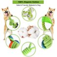 thumbnail image 3 of Juego de juguetes para perros de 6 piezas, juguetes de peluche para mascotas, algodón natural, no tóxico, inodoro, duradero, limpieza de dientes, juegos de juguetes para perros medianos Adepaton LL-2215, 3 of 7