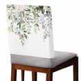 thumbnail image 2 of Sage Green Eucalyptus Chair Back Covers, Removable Chair Covers for Dining Chairs Set of 8, Washable Chairs Slipcovers Back Seat Protector for Wedding Party 19"x20", 2 of 9