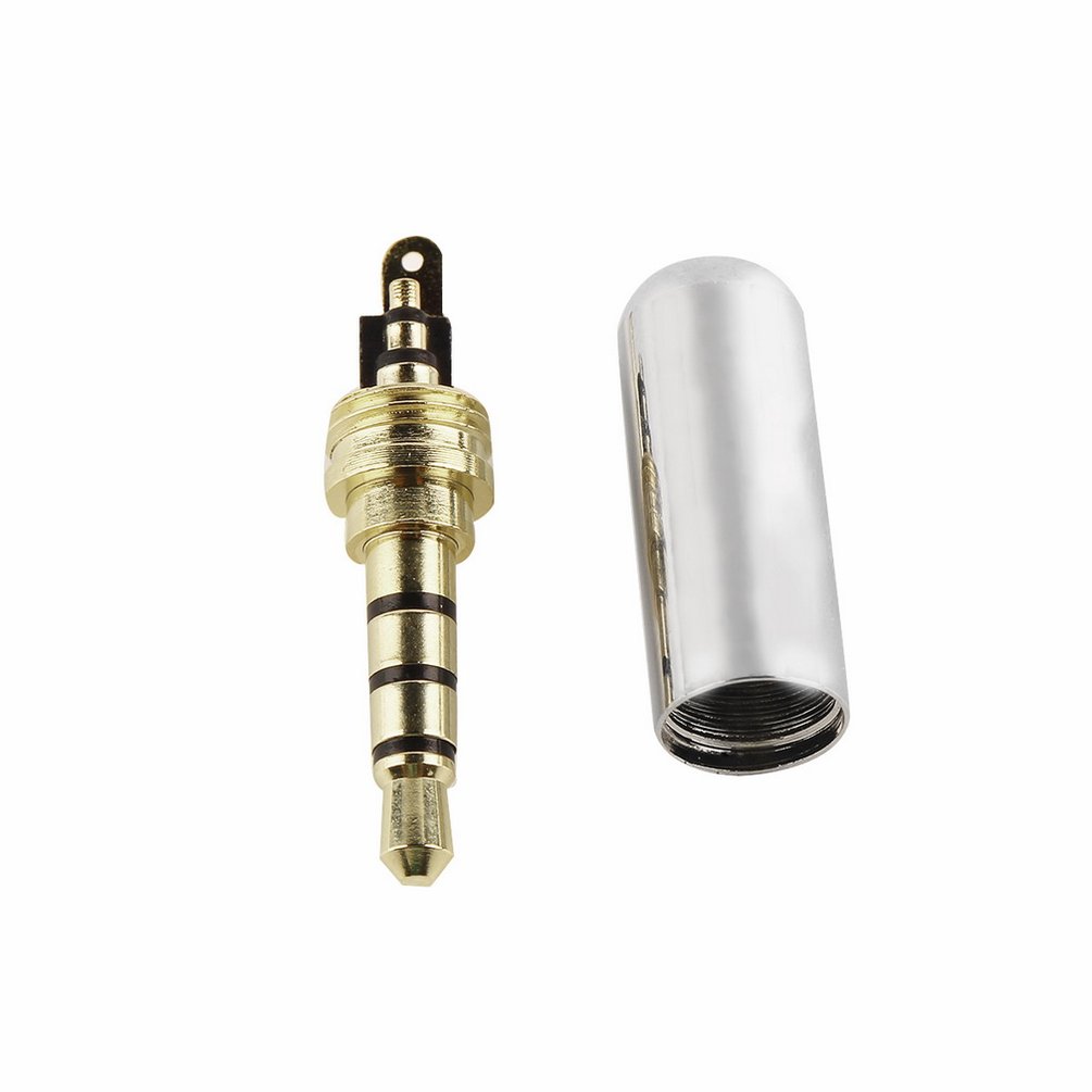 4 Pole 3.5mm Male Repair Headphone Jack 