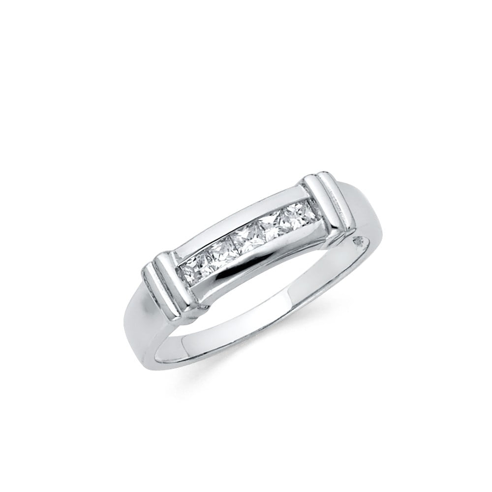 Jewels By Lux 925 Sterling Silver 10mm Square Onyx Ring