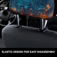 thumbnail image 6 of Headrest Covers for Cars Accessories Interior for Women Men 2Pcs - Halloween Forest Pumpkin Black Cat Head Rest Cover for Car Decorations, Car Headrest Cover for Car Decor Interior, 6 of 8