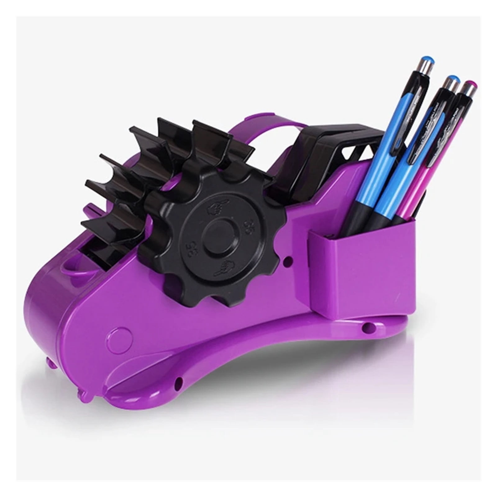 Semi-Automatic Tape Dispenser With 35Mm Fixed Length Tape Cutter Desktop Office Packaging Household Tools