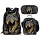 thumbnail image 4 of DOUBLEPING Niños Adolescente Jurassic World Mochila Dinosaurio Bolsa Escolar De Almuerzo Para Estuche Para Lápices Combo, 4 of 4