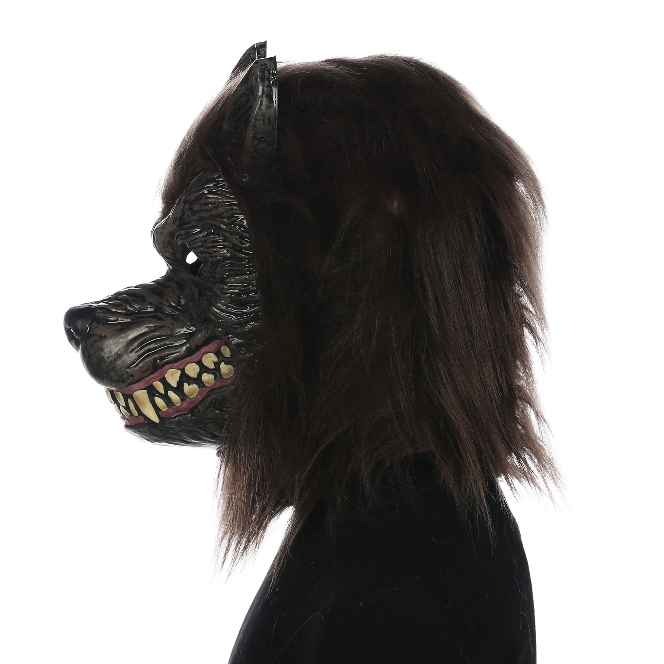 Werewolf Mask Costume Accessory for Adults, Brown, Halloween by Way To Celebrate