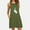 Army Green, variant on GATXVG Women's Nightgown Sleeveless Sleep Dress, Plus Size Loose Nightshirt Tank Crewpneck Pajamas, Print Casual Loungewear Comfort Soft Sleepwear Pjs with Pockets S-Xxxxxxl