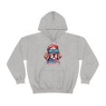 thumbnail image 2 of America Patriotic Dog July 4th Independence day Unisex  Hooded Sweatshirt, 2 of 9